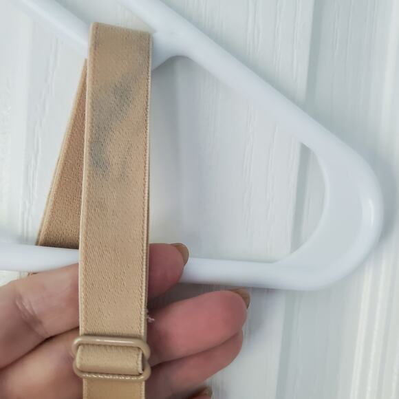 Cacique Tan Smooth Multi-Way Boost Strapless Bra 44B Neutral Comfort Support - Picture 5 of 16